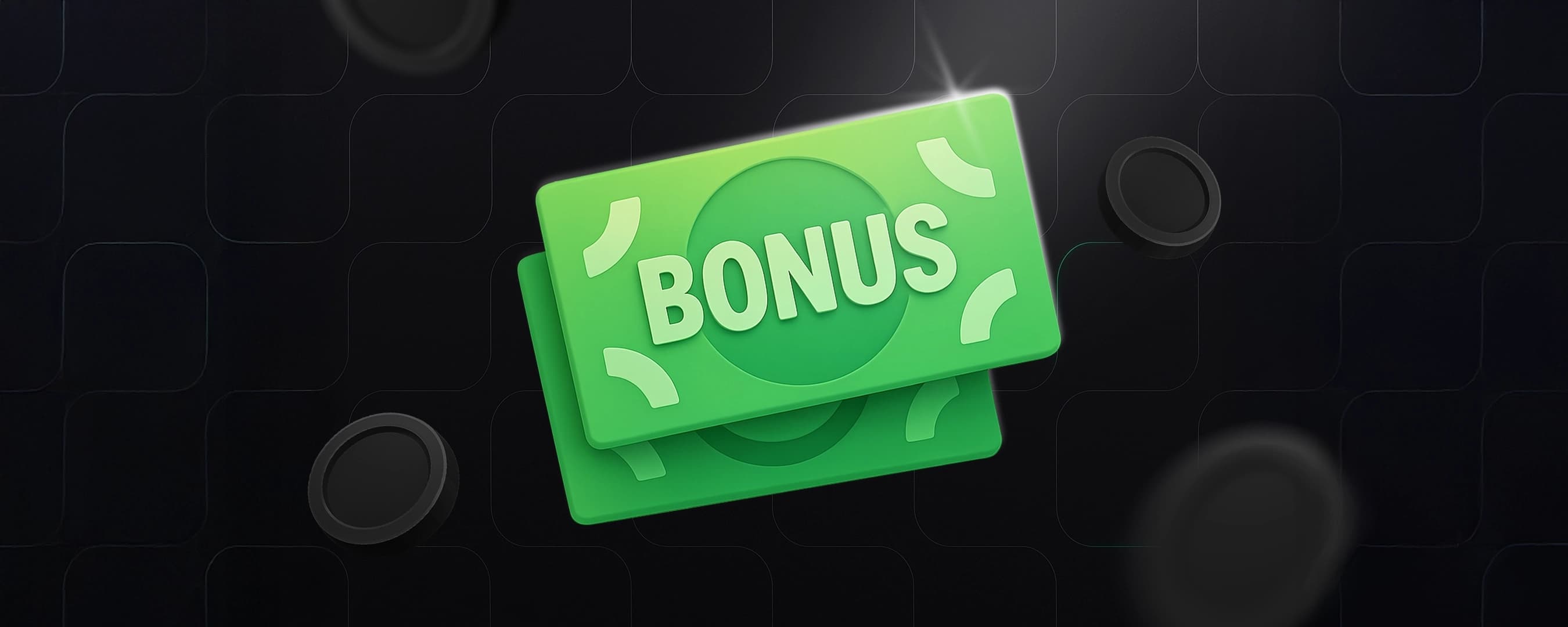 Instant bonuses promotional banner